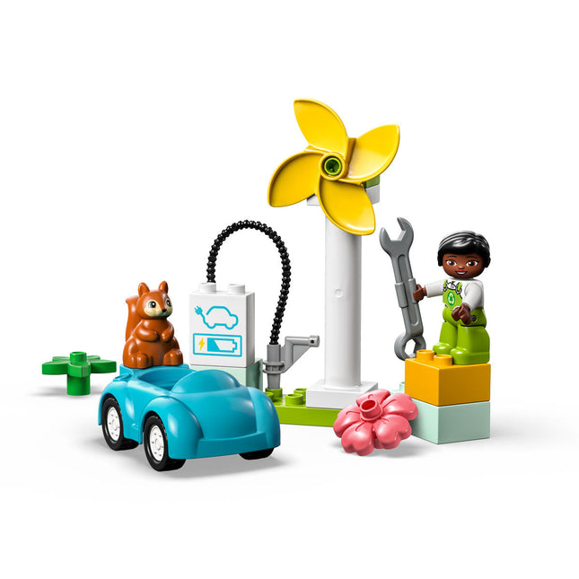 LEGO® DUPLO® - Szélturbina és elektromos autó (10985)