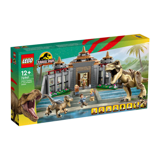 LEGO® Jurassic World - Látogatóközpont: T-Rex és raptortámadás (76961)