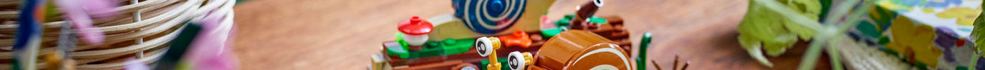 Магията на природата под формата на кубчета – открийте комплекта LEGO Приятелски охлюви!