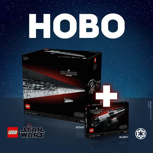 При покупка на&nbsp;LEGO® Star Wars™ Executor Super Star Destroyer (75457) получавате и LEGO® Star Wars™ Darth Vader's Lightsaber™ (40897).
Офертата е валидна от 1 октомври 2026 г. или до изчерпване на количествата!
Тази промоция не може да се комбинира с други оферти, освен ако условията на съответната промоция го позволяват изрично