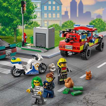 LEGO® City - Tűzoltás és rendőrségi hajsza (60319)