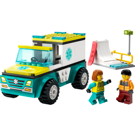 LEGO® City - Mentőautó és snowboardos (60403)