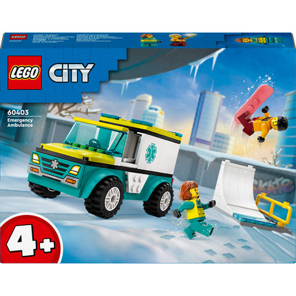 LEGO® City - Mentőautó és snowboardos (60403)