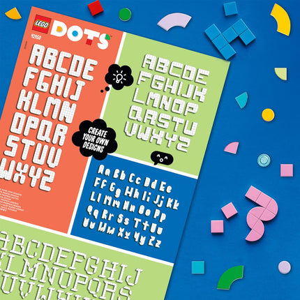 LEGO® DOTS - Rengeteg DOTS – Betűkkel (41950)