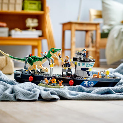 LEGO® Jurassic World - Baryonyx dinoszaurusz szökés csónakon (76942)