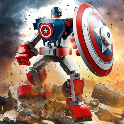 LEGO® Marvel - Amerika Kapitány páncélozott robotja (76168)