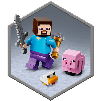 LEGO® Minecraft® - A Creeper™ rajtaütés (21177)