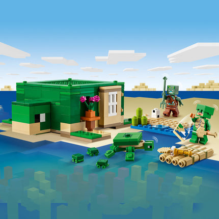 LEGO® Minecraft® - A tengerparti teknősház (21254)