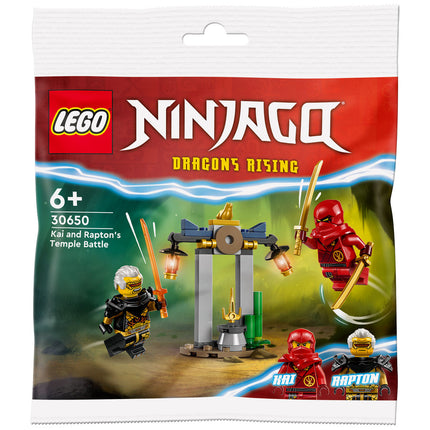 LEGO® NINJAGO® - Kai és Rapton templomi csatája (30650)