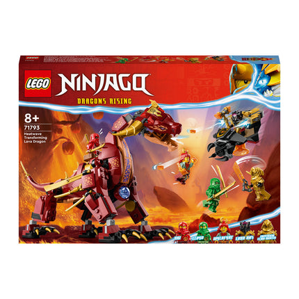 LEGO® NINJAGO® - Hőhullám átalakítható lávasárkány (71793)