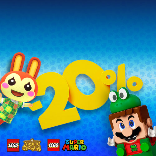 Вземете LEGO® Super Mario™, Animal Crossing™  продукти с 20% отстъпка!