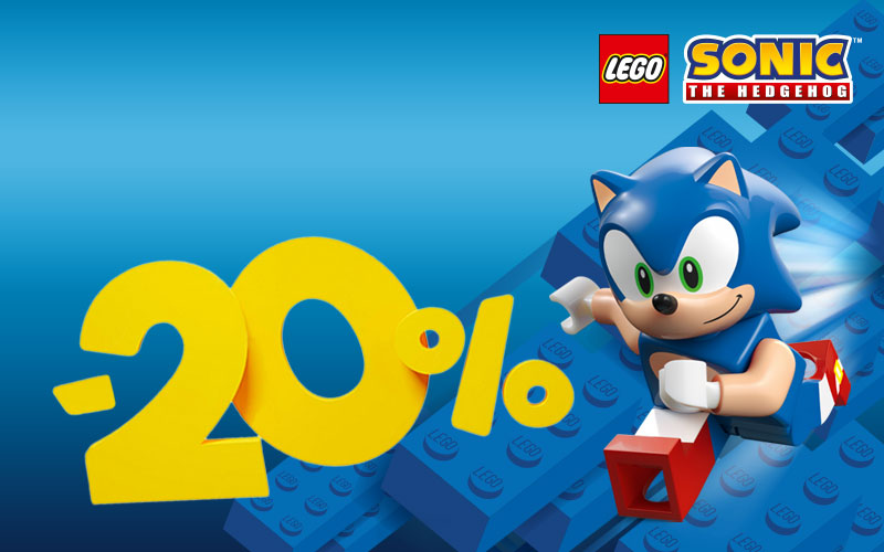 Вземете LEGO® Sonic the Hedgehog™ продукти с 20% отстъпка!